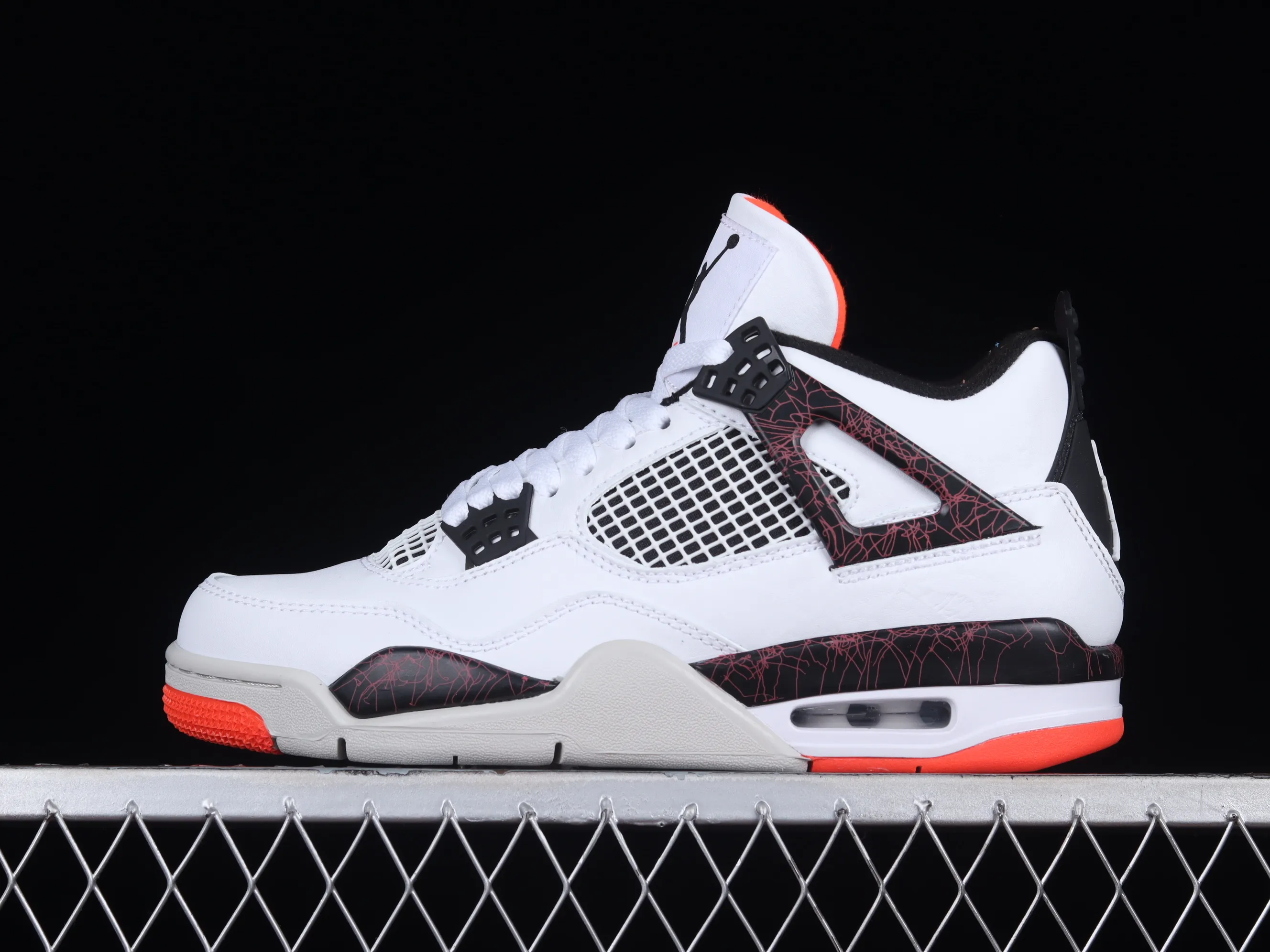 All categories Air Jordan Jordan series basketball shoes Air Jordan 4 X version Air Jordan IV Hot Lava AJ4 Joe 4 hot lava marble pattern 308497-116